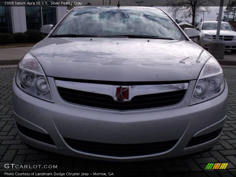 Silver Pearl / Gray 2008 Saturn Aura XE 3.5