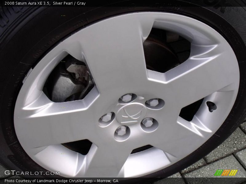 Silver Pearl / Gray 2008 Saturn Aura XE 3.5