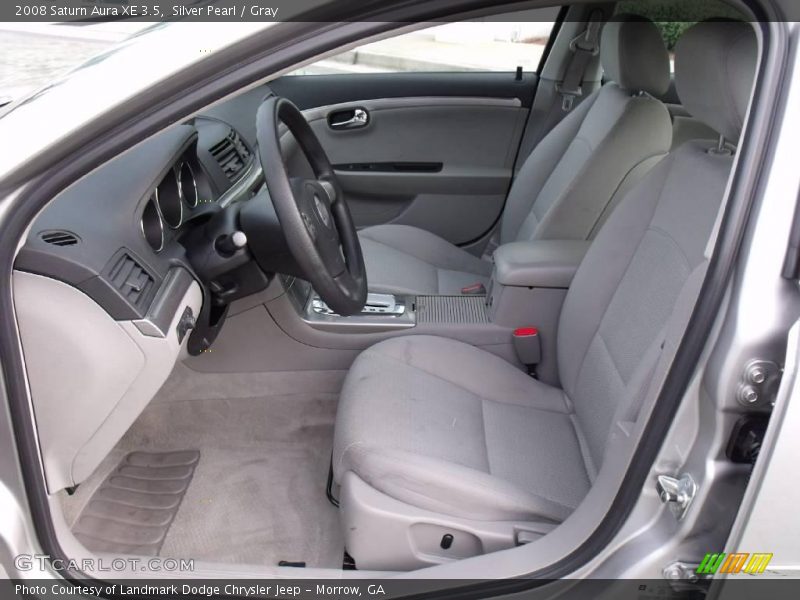 Silver Pearl / Gray 2008 Saturn Aura XE 3.5