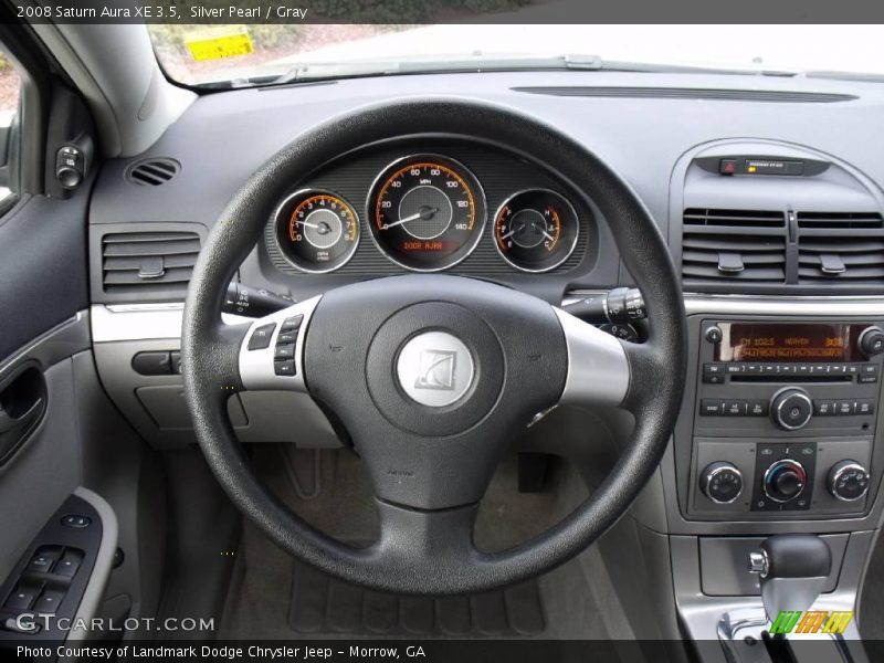 Silver Pearl / Gray 2008 Saturn Aura XE 3.5