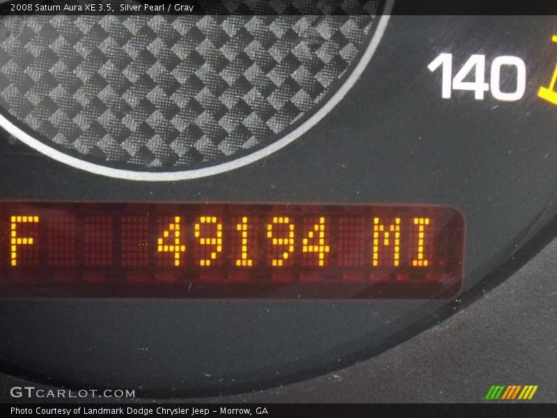 Silver Pearl / Gray 2008 Saturn Aura XE 3.5