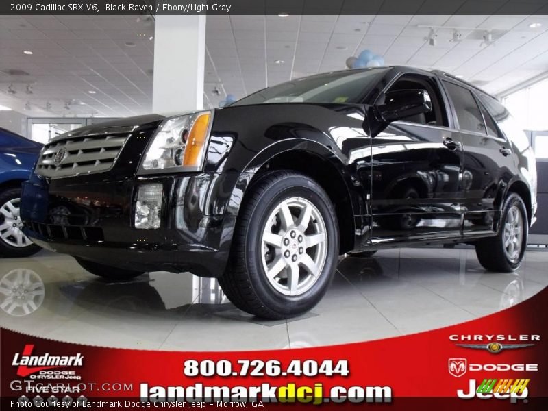 Black Raven / Ebony/Light Gray 2009 Cadillac SRX V6