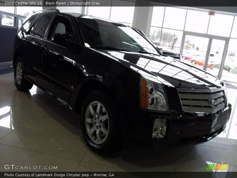 Black Raven / Ebony/Light Gray 2009 Cadillac SRX V6