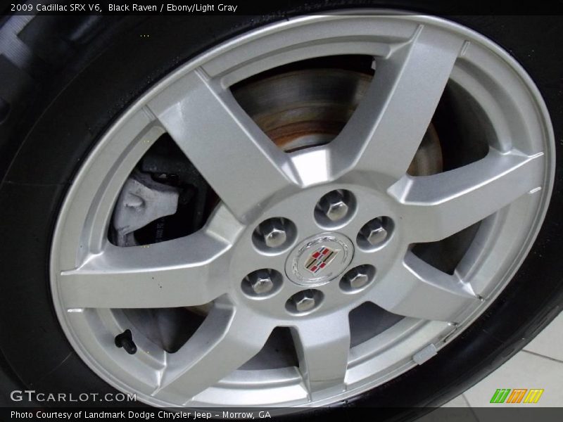 Black Raven / Ebony/Light Gray 2009 Cadillac SRX V6