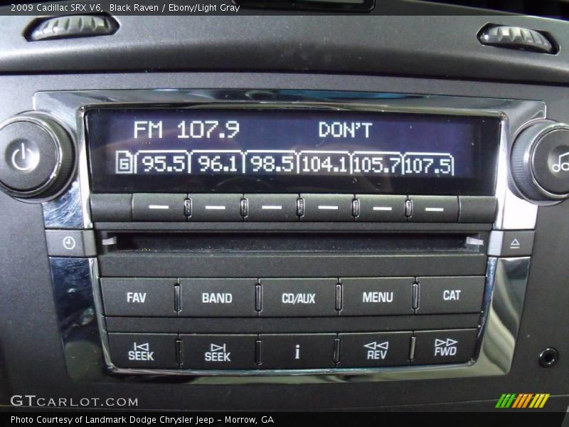 Black Raven / Ebony/Light Gray 2009 Cadillac SRX V6