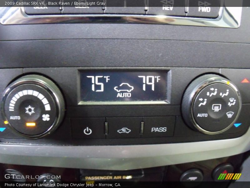 Black Raven / Ebony/Light Gray 2009 Cadillac SRX V6