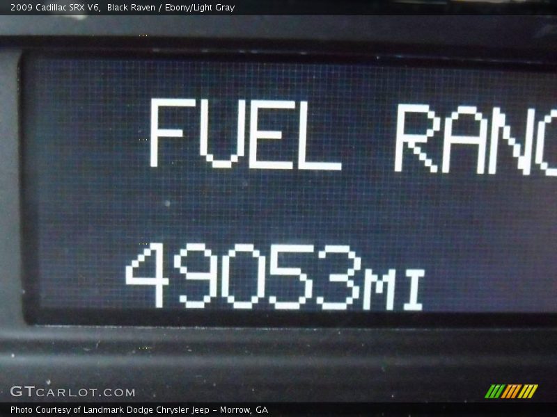 Black Raven / Ebony/Light Gray 2009 Cadillac SRX V6