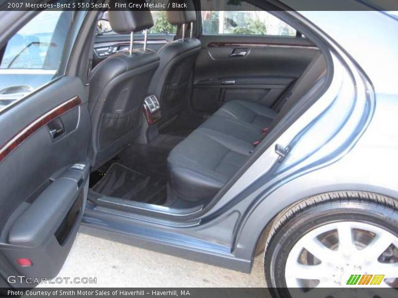 Flint Grey Metallic / Black 2007 Mercedes-Benz S 550 Sedan