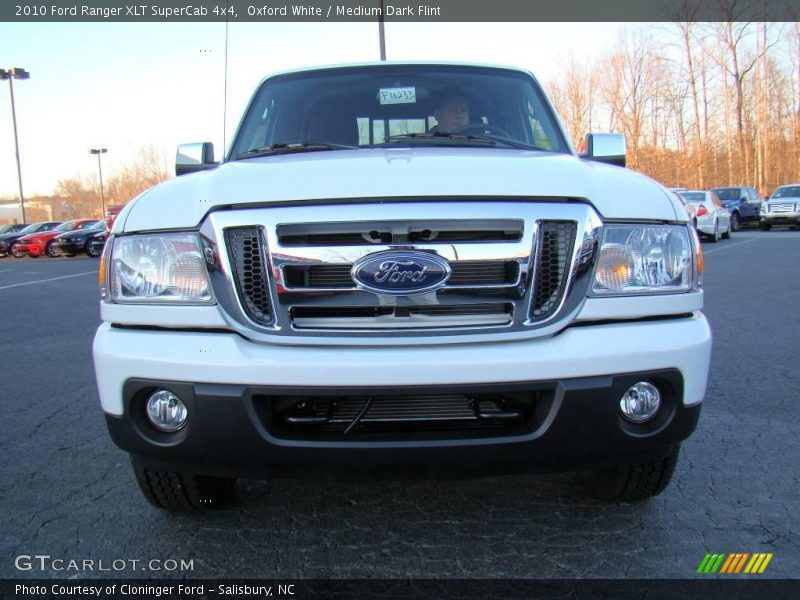 Oxford White / Medium Dark Flint 2010 Ford Ranger XLT SuperCab 4x4