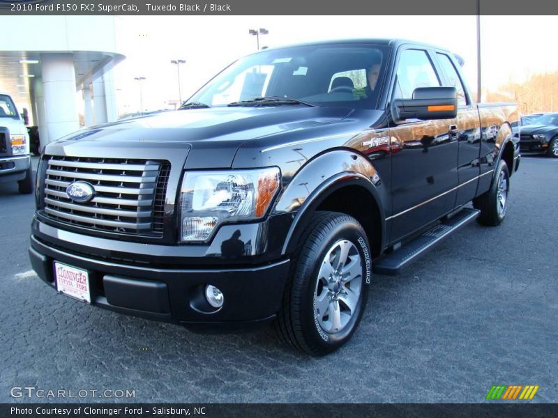 Tuxedo Black / Black 2010 Ford F150 FX2 SuperCab