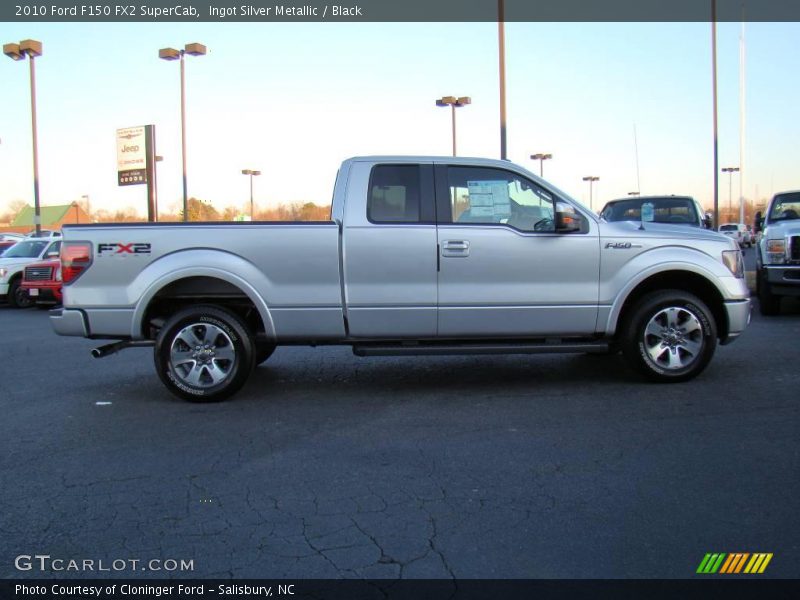 Ingot Silver Metallic / Black 2010 Ford F150 FX2 SuperCab