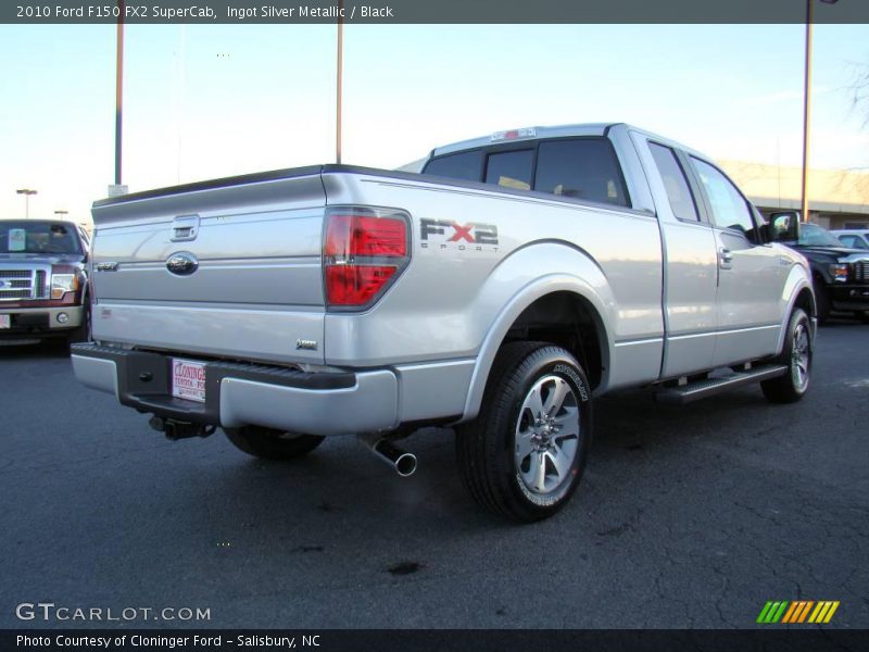 Ingot Silver Metallic / Black 2010 Ford F150 FX2 SuperCab