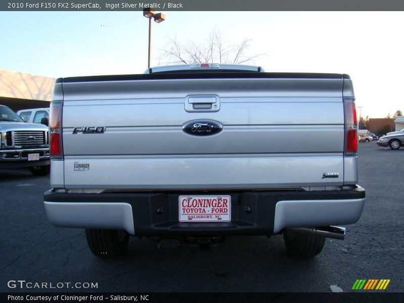 Ingot Silver Metallic / Black 2010 Ford F150 FX2 SuperCab
