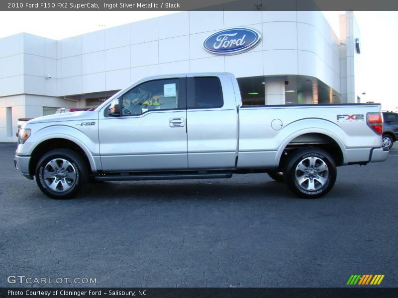 Ingot Silver Metallic / Black 2010 Ford F150 FX2 SuperCab