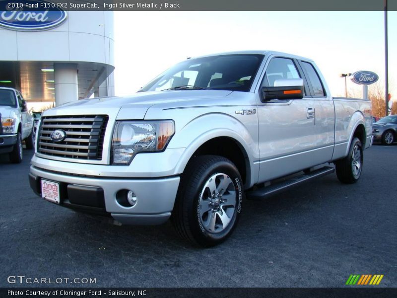 Ingot Silver Metallic / Black 2010 Ford F150 FX2 SuperCab