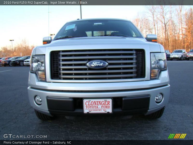 Ingot Silver Metallic / Black 2010 Ford F150 FX2 SuperCab