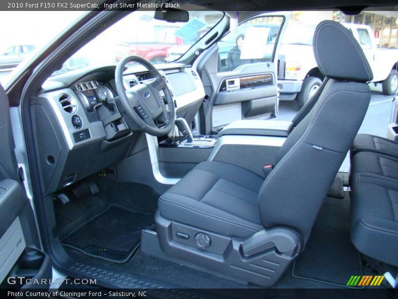 Ingot Silver Metallic / Black 2010 Ford F150 FX2 SuperCab