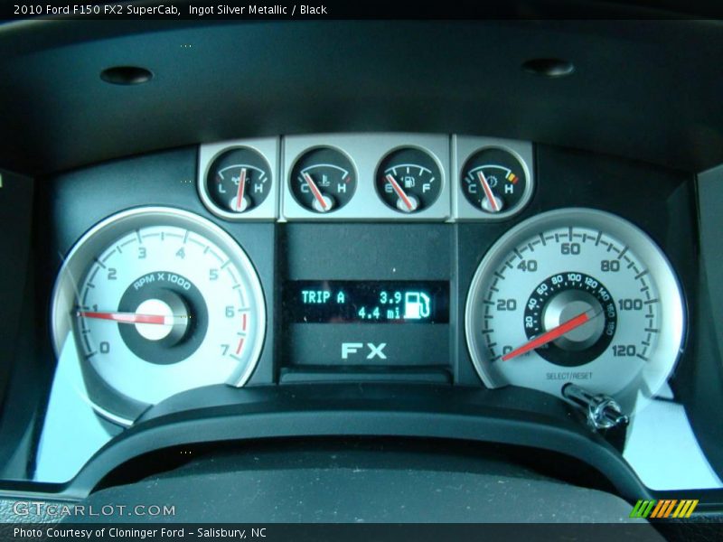 Ingot Silver Metallic / Black 2010 Ford F150 FX2 SuperCab