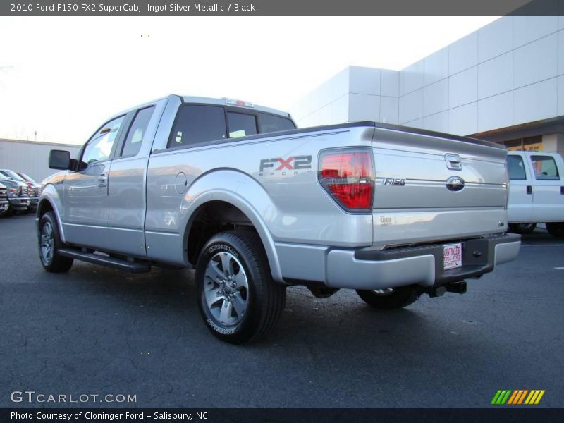 Ingot Silver Metallic / Black 2010 Ford F150 FX2 SuperCab