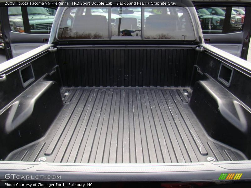 Black Sand Pearl / Graphite Gray 2008 Toyota Tacoma V6 PreRunner TRD Sport Double Cab