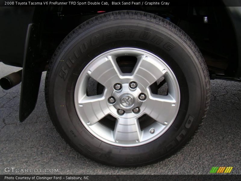 Black Sand Pearl / Graphite Gray 2008 Toyota Tacoma V6 PreRunner TRD Sport Double Cab
