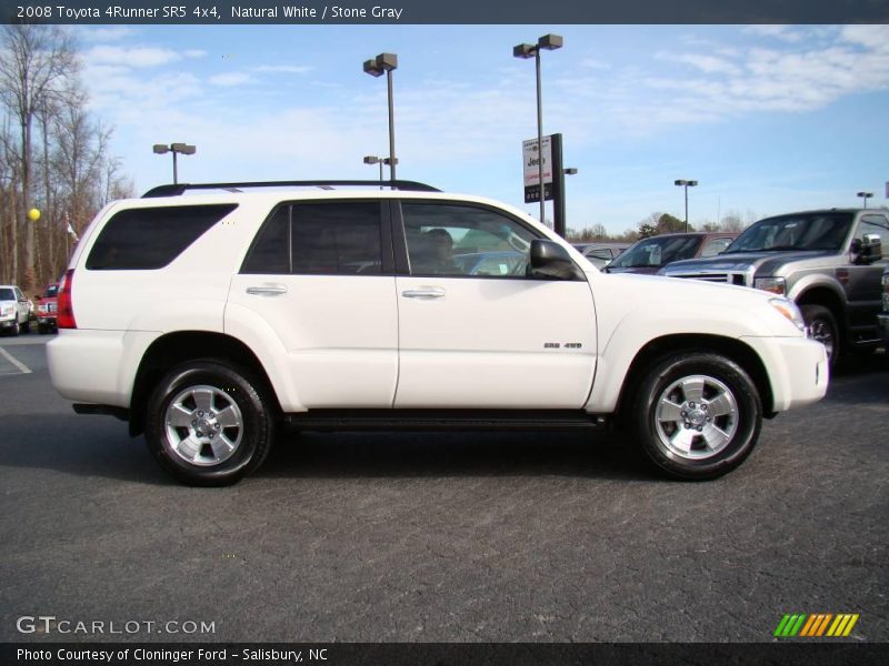 Natural White / Stone Gray 2008 Toyota 4Runner SR5 4x4