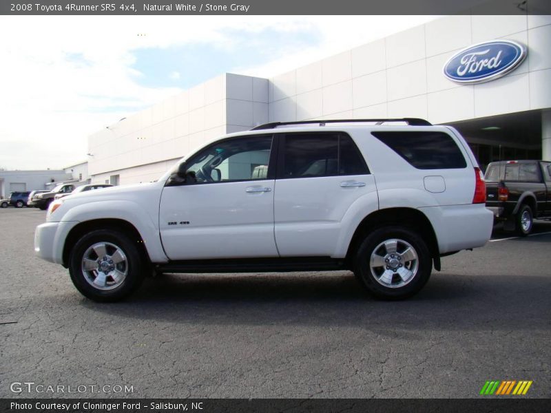 Natural White / Stone Gray 2008 Toyota 4Runner SR5 4x4