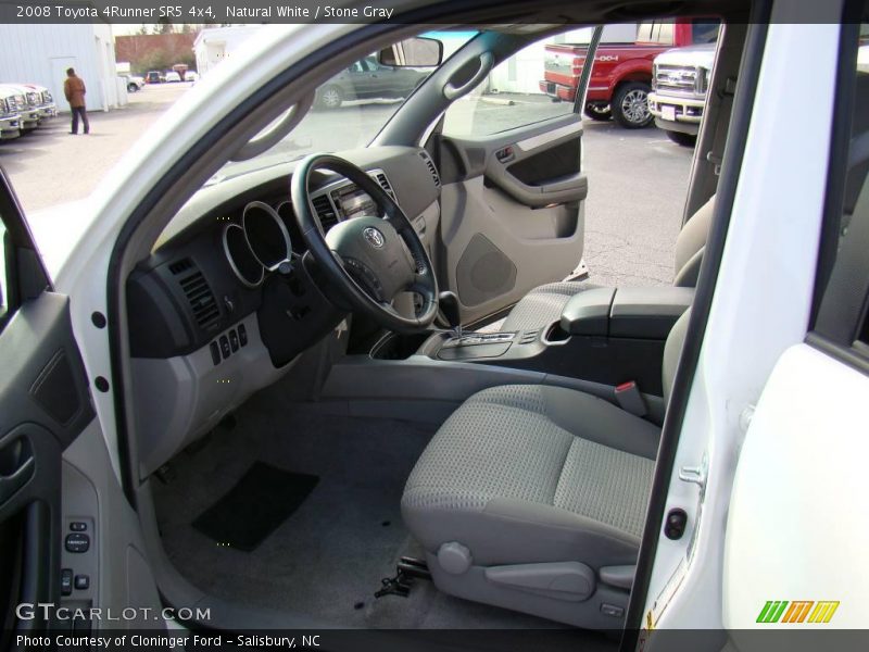 Natural White / Stone Gray 2008 Toyota 4Runner SR5 4x4