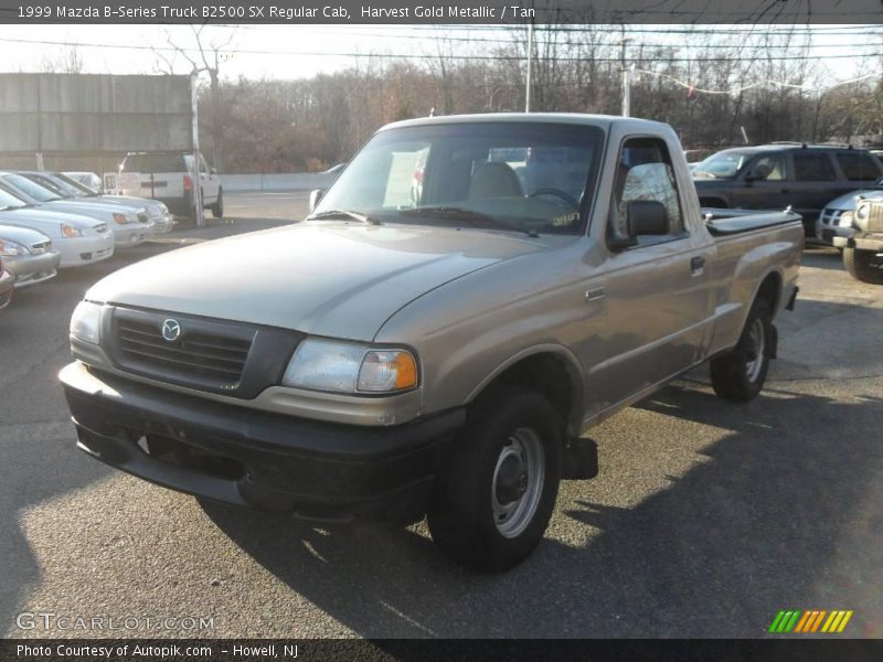 Harvest Gold Metallic / Tan 1999 Mazda B-Series Truck B2500 SX Regular Cab