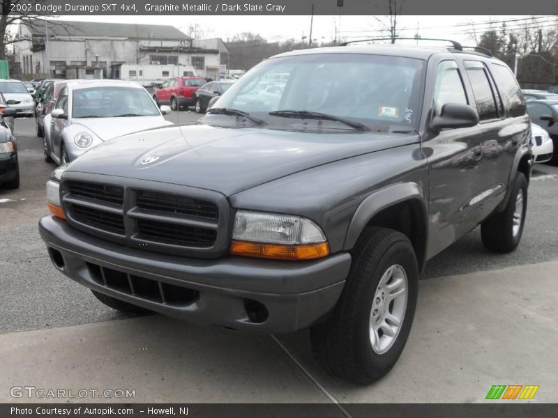 Graphite Metallic / Dark Slate Gray 2002 Dodge Durango SXT 4x4