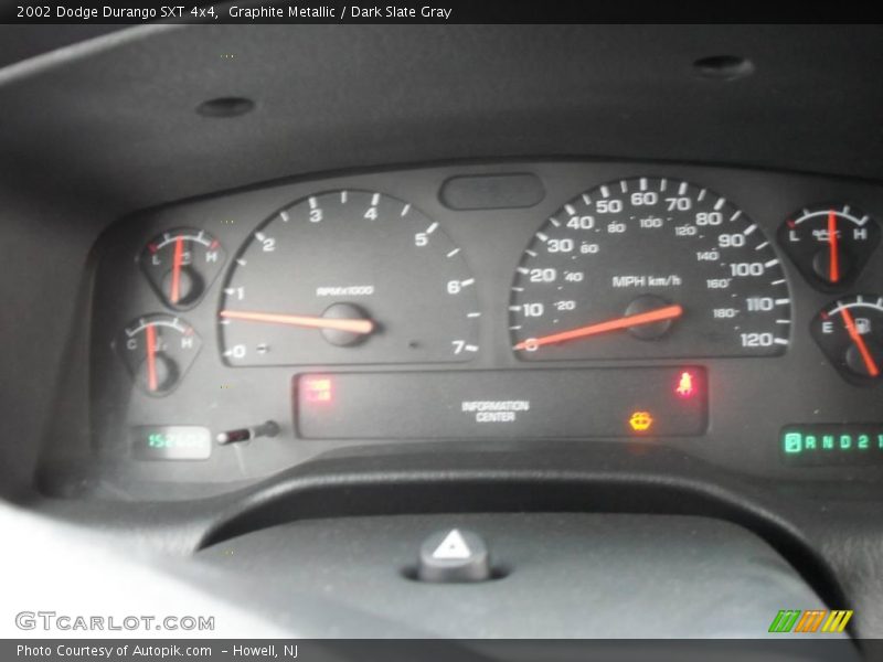 Graphite Metallic / Dark Slate Gray 2002 Dodge Durango SXT 4x4