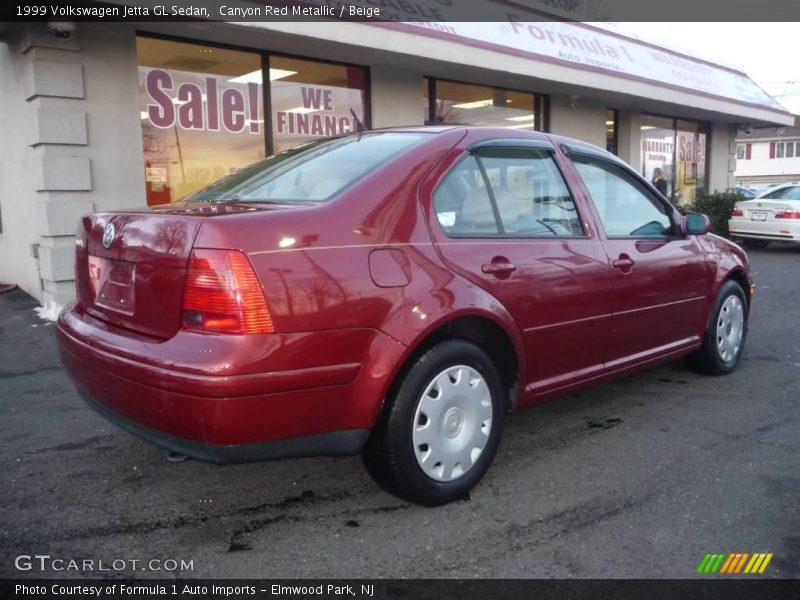 Canyon Red Metallic / Beige 1999 Volkswagen Jetta GL Sedan
