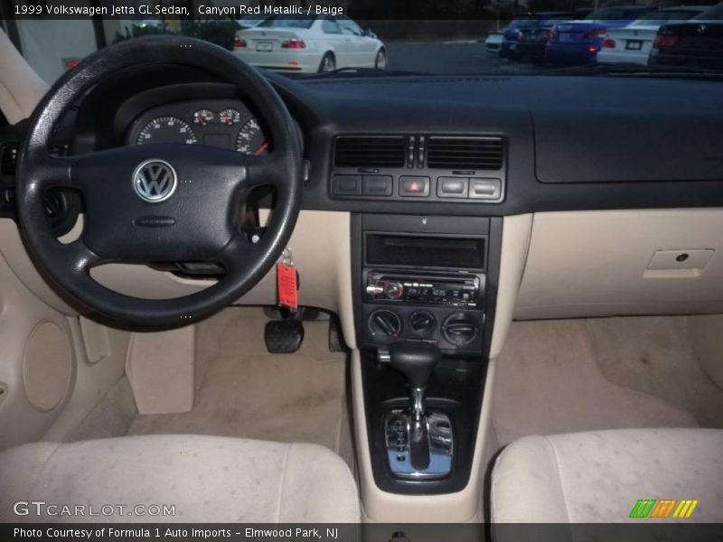 Canyon Red Metallic / Beige 1999 Volkswagen Jetta GL Sedan