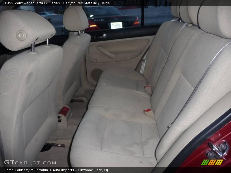 Canyon Red Metallic / Beige 1999 Volkswagen Jetta GL Sedan