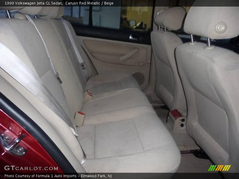 Canyon Red Metallic / Beige 1999 Volkswagen Jetta GL Sedan