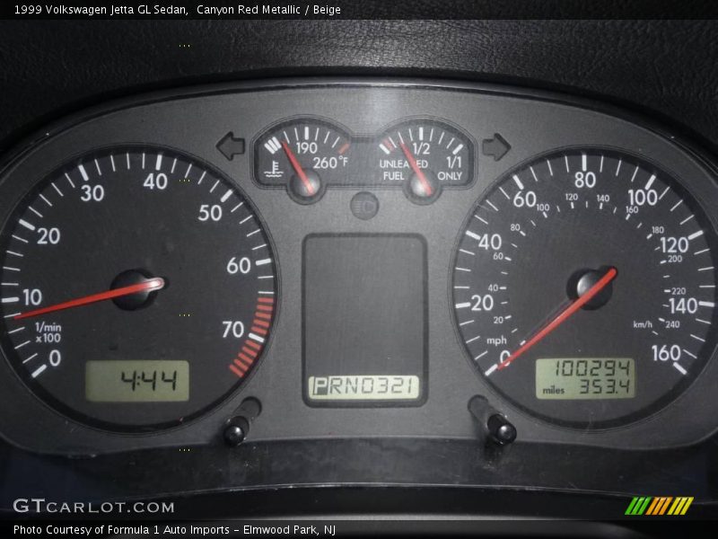 Canyon Red Metallic / Beige 1999 Volkswagen Jetta GL Sedan