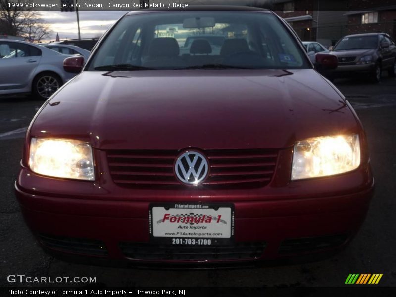 Canyon Red Metallic / Beige 1999 Volkswagen Jetta GL Sedan