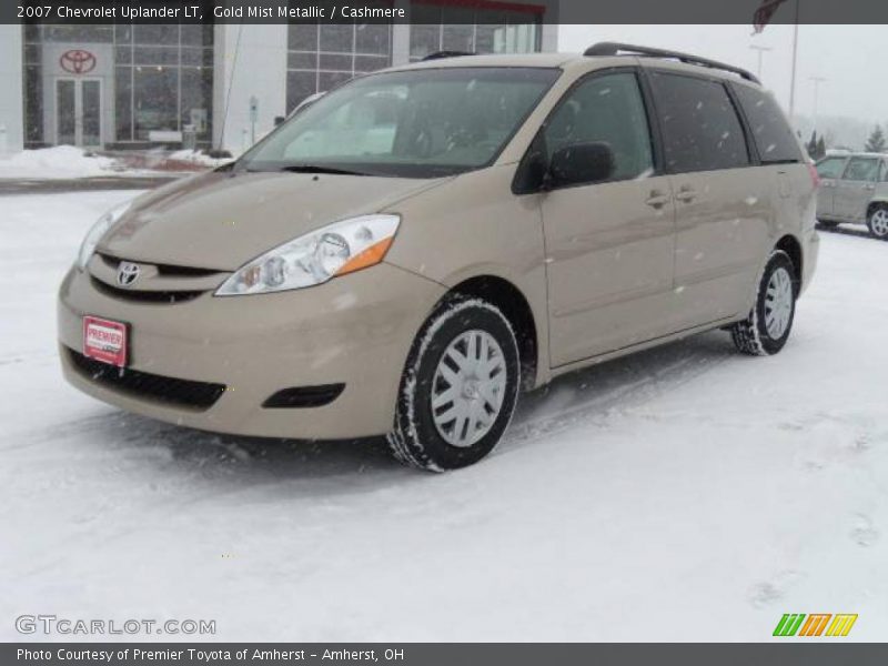 Gold Mist Metallic / Cashmere 2007 Chevrolet Uplander LT