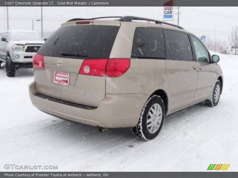 Gold Mist Metallic / Cashmere 2007 Chevrolet Uplander LT