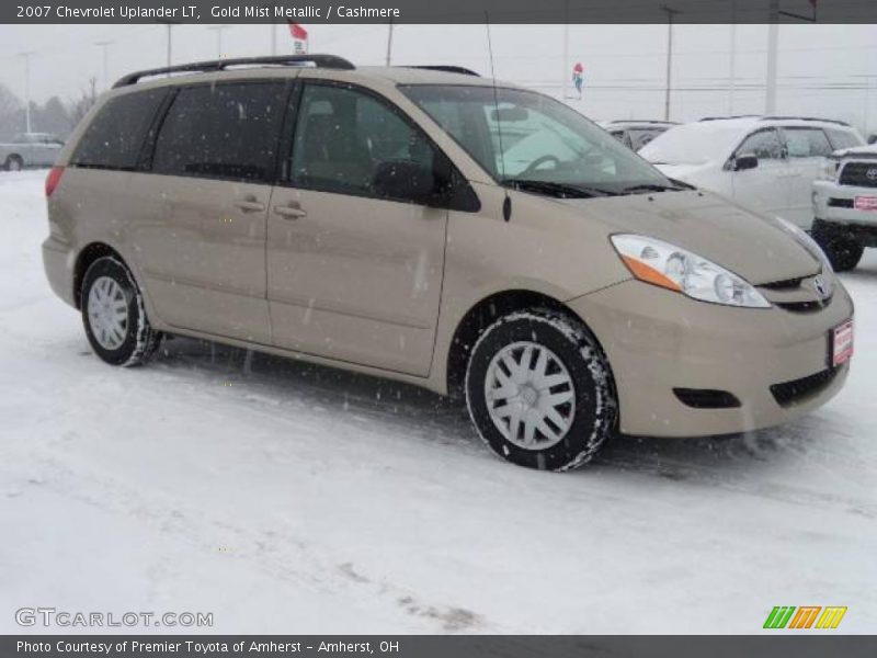 Gold Mist Metallic / Cashmere 2007 Chevrolet Uplander LT