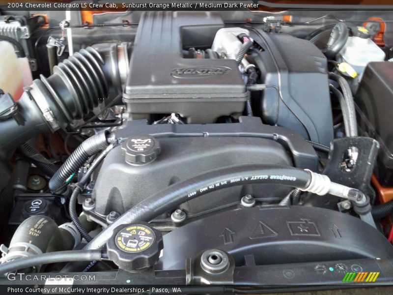  2004 Colorado LS Crew Cab Engine - 3.5 Liter DOHC 20-Valve Vortec 5 Cylinder