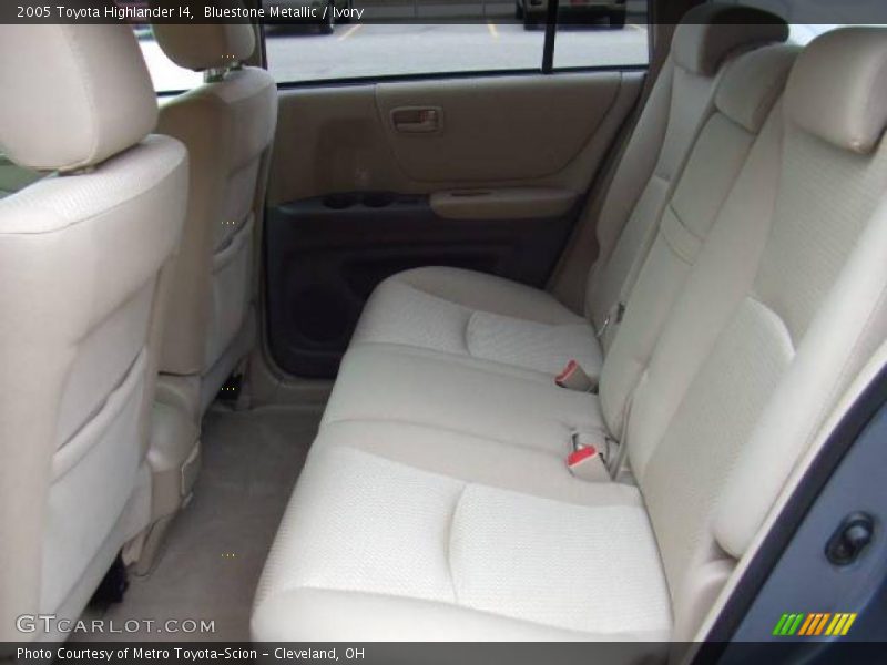 Bluestone Metallic / Ivory 2005 Toyota Highlander I4