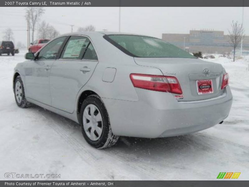 Titanium Metallic / Ash 2007 Toyota Camry LE