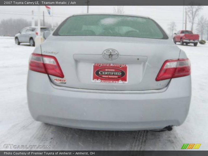 Titanium Metallic / Ash 2007 Toyota Camry LE