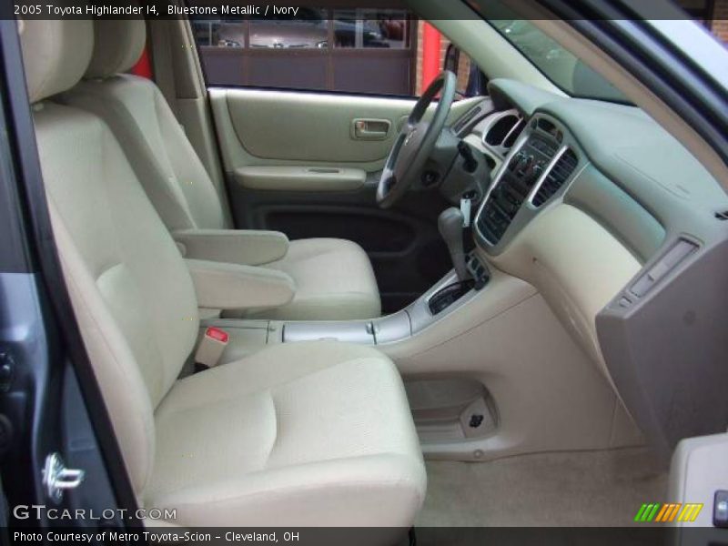 Bluestone Metallic / Ivory 2005 Toyota Highlander I4