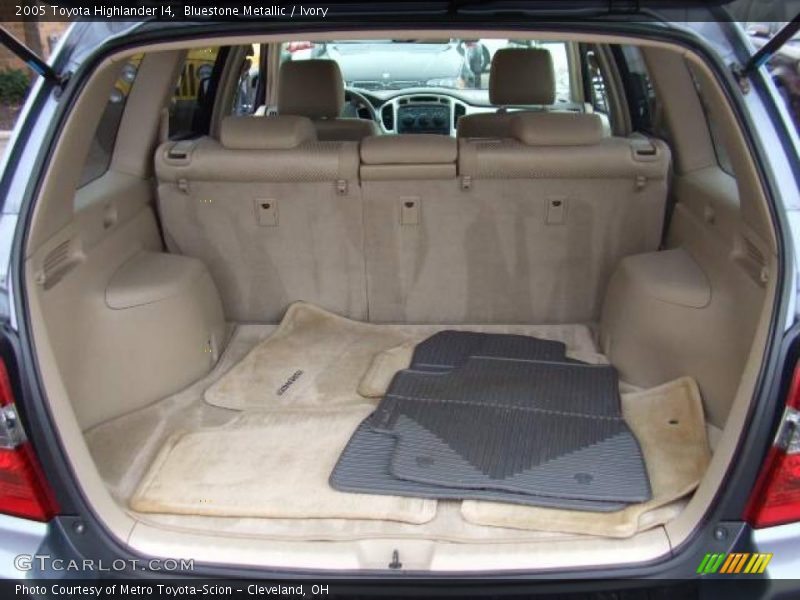 Bluestone Metallic / Ivory 2005 Toyota Highlander I4