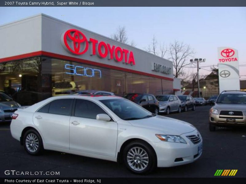 Super White / Bisque 2007 Toyota Camry Hybrid
