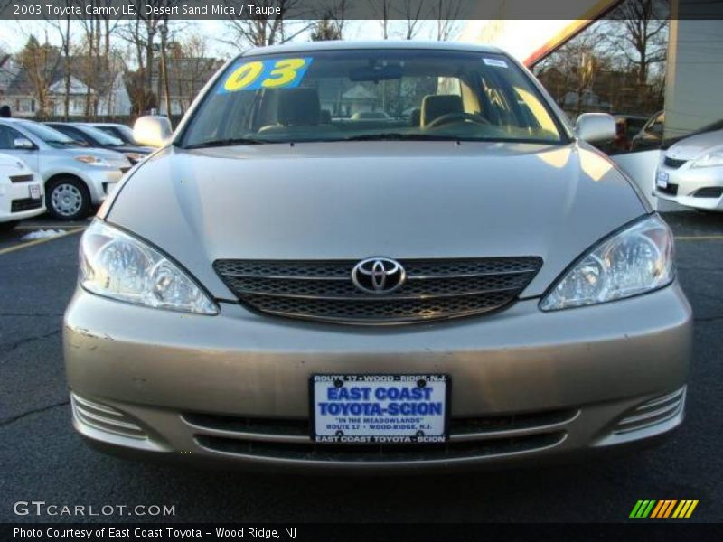 Desert Sand Mica / Taupe 2003 Toyota Camry LE