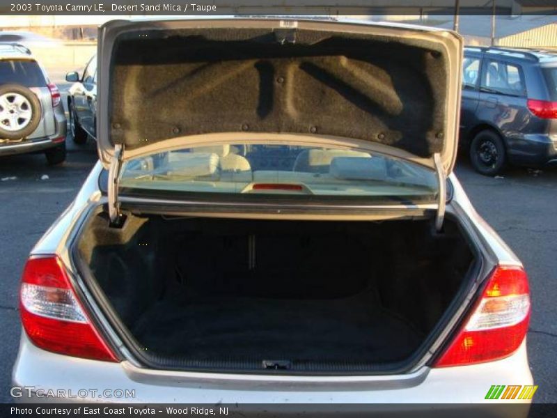 Desert Sand Mica / Taupe 2003 Toyota Camry LE
