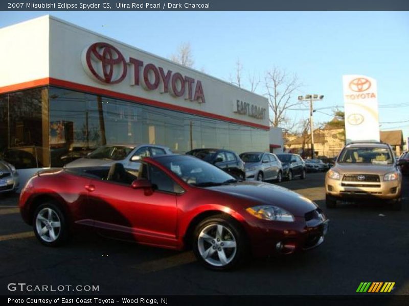 Ultra Red Pearl / Dark Charcoal 2007 Mitsubishi Eclipse Spyder GS